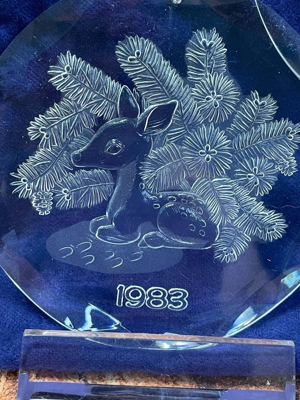 Lincoln House Christmas Treasures 1983 Collectors Ornament Fawn